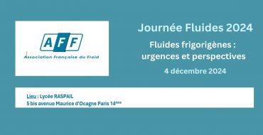 Le Snefcca interviendra lors de la Journée Fluides de l'AFF