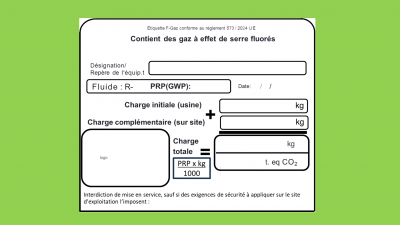 Exigence d’étiquetage des installations à partir du 1er janvier 2025