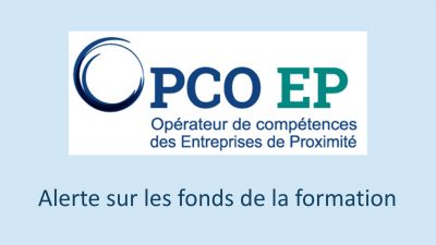 Alerte sur les prises en charge des actions de formation par l'OPCO EP